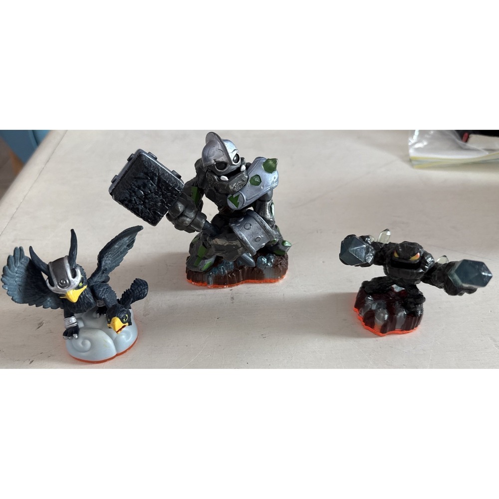 Skylanders Giants Lot Of 3 Sonic Boom Prison Break Crusher